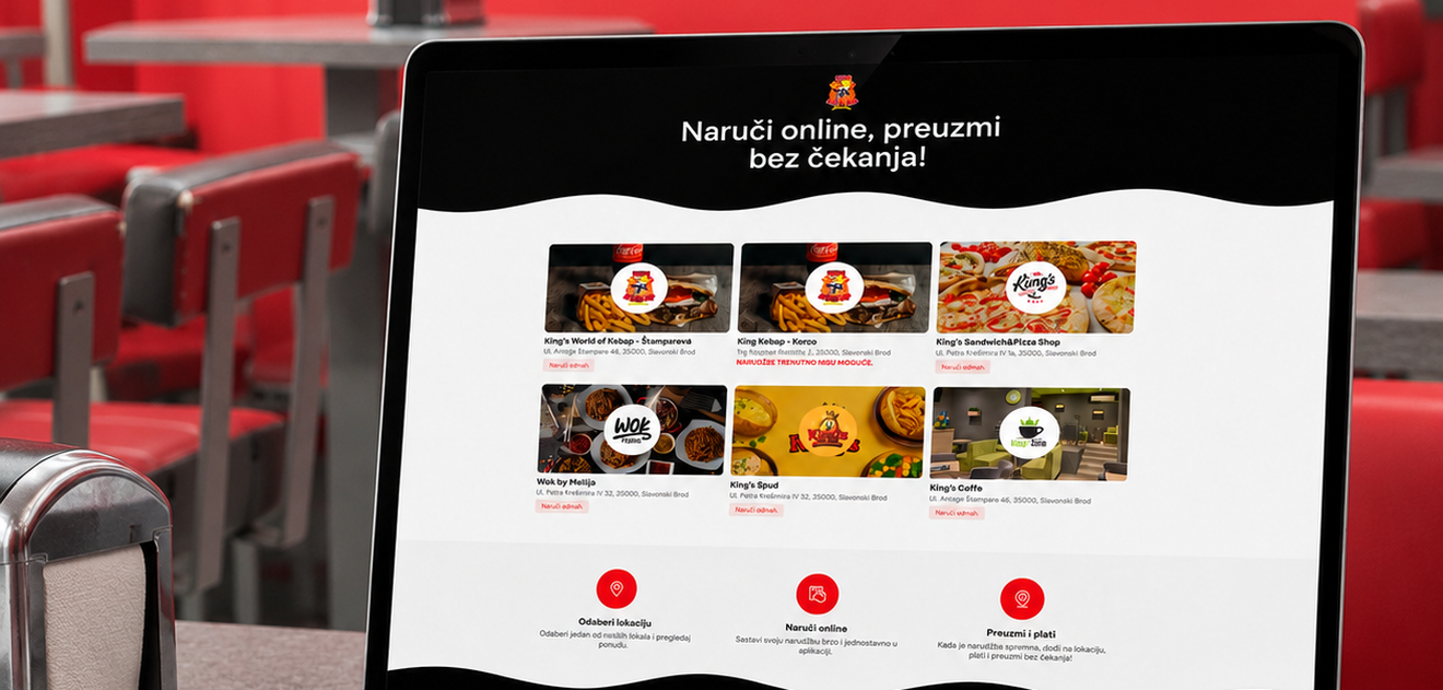 Platforma za online naručivanje za KING donosi