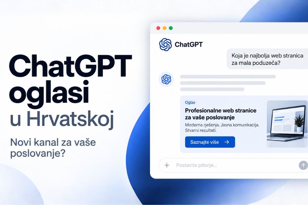 ChatGPT oglasi u Hrvatskoj: kako funkcionira oglašavanje na ChatGPT-u?