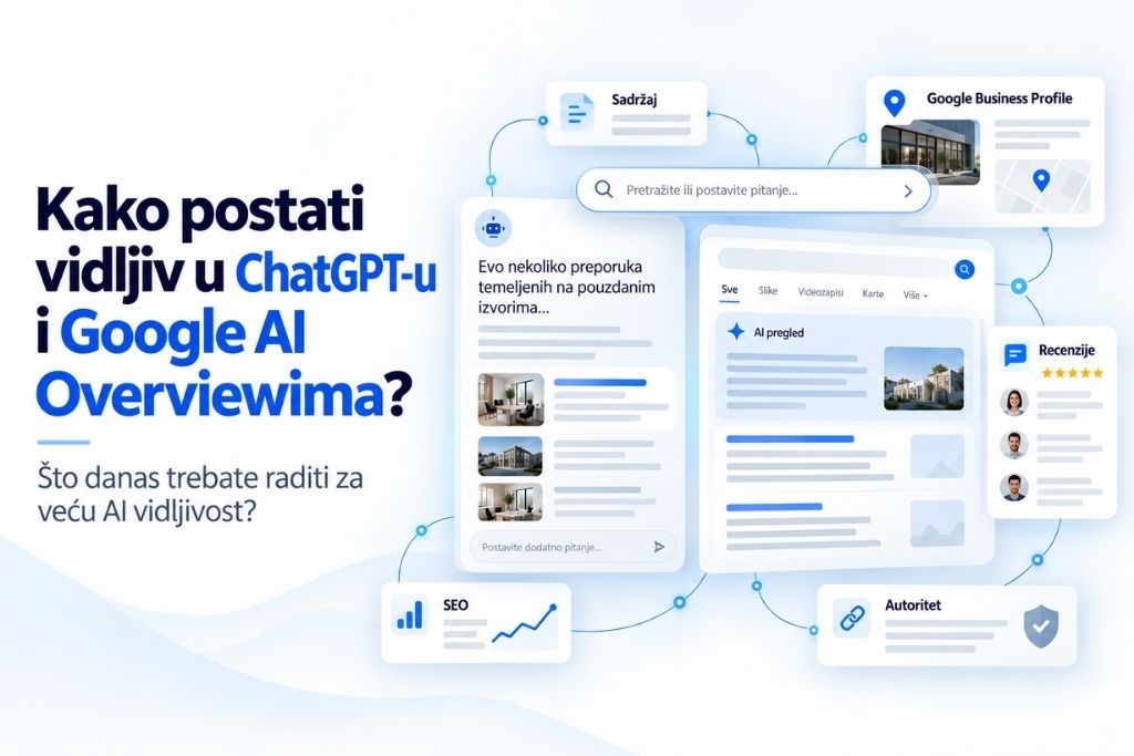Kako postati vidljiv u ChatGPT-u i Google AI Overviewima?